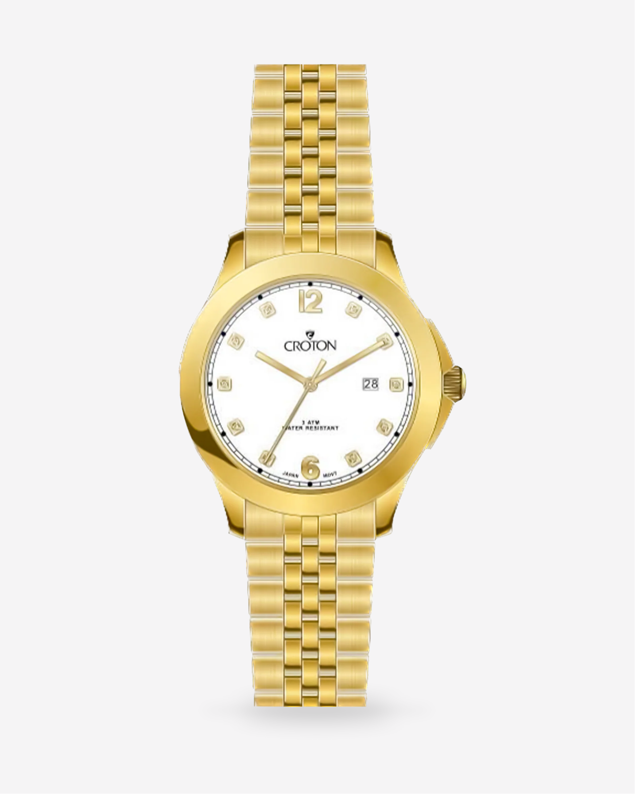 Croton diamond clearance watch