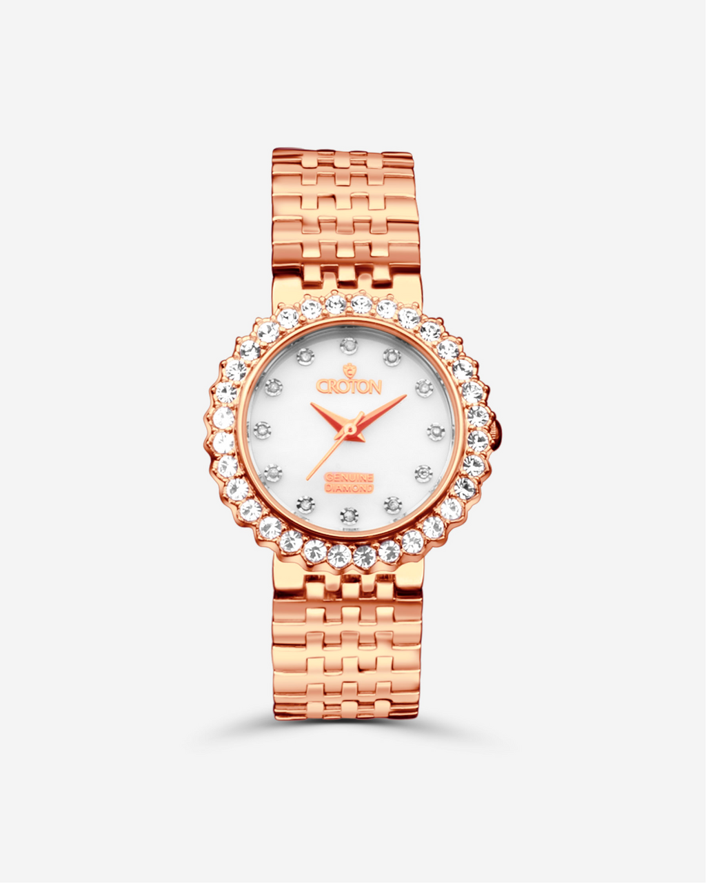 Croton Women's Watch 22mm shops White MOP Dial