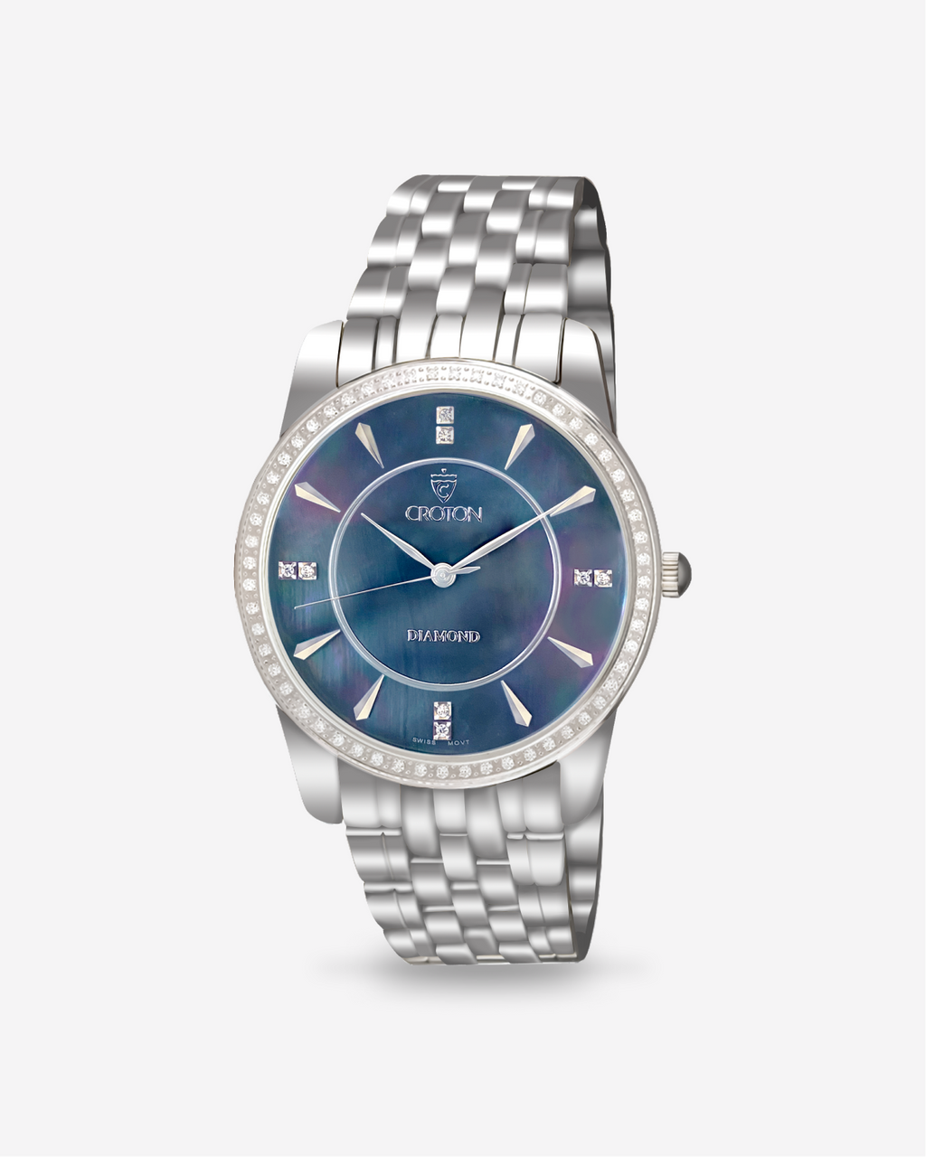 Mens pearl best sale face watch