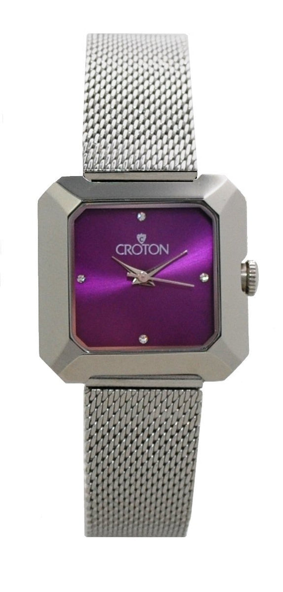 Noble Purple Women Bracelet Watches Anti Fading Steel Wristwatch